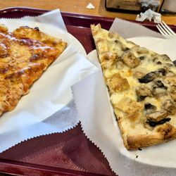 Amalfi Restaurant & Pizzeria - 6-21-25. Regular slice and chicken marsala slice.  Both were pretty good.
