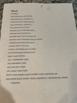 Menu photo 2 Paupack Watering Hole Hawley, PA Menu photo 2 Paupack Watering Hole Hawley, PA