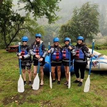 H2O Adventures - The girls getting ready for their very first White water rafting trip!! So much fun!! - Rafting/Kayaking Near Me - Lotus, California