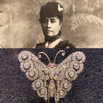 Iolani Palace - Loved this when I saw it downstairs, then had to take another look after we saw the photo of Queen Lili'uokalani wearing it. - Museums Near Me - Honolulu, Hawaii