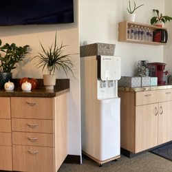 Vitruvian Chiro & Rehab - Water and coffee station