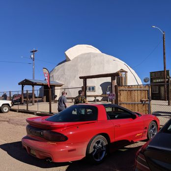 Dino Drive Thru - The restored dome! - Landmarks & Historical Buildings Near Me - Winslow, Arizona