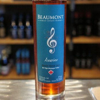 Beaumont - Closeup of 2013 pinot noir ice wine - Wineries Near Me - West Kelowna, British Columbia