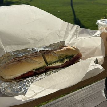 La Casa Del Pane - Large speck, mozzarella, sun dried tomatoes and pesto on bread (Nov 1st) - Coffee & Tea Near Me - St Pete Beach, Florida La Casa Del Pane - Large speck, mozzarella, sun dried tomatoes and pesto on bread (Nov 1st) - Coffee & Tea Near Me - St Pete Beach, Florida