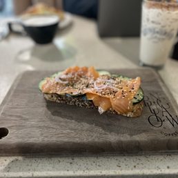 Salmon Lox Toast