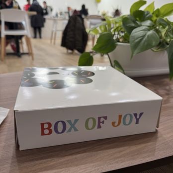 Mochi Joy Donuts - Love the feel of their new storefront, and their boxes still bringing us joy! - Donuts Near Me - Fishers, Indiana