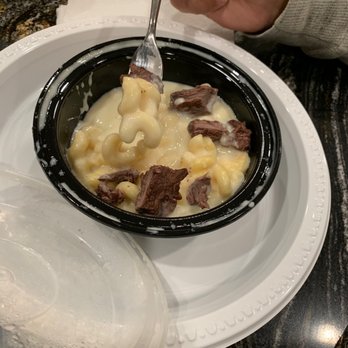 Mystic Lobster Rolls - Mac & Cheese with black angus filet mignon - Seafood Near Me - Toms River, New Jersey