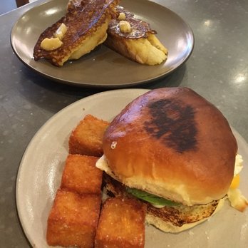 Hovey & Harrison - Kids French toast and Egg sandwich - Cafes Near Me - Edwards, Colorado