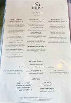 Menu photo 8 Bluberry Social Irvine, CA
