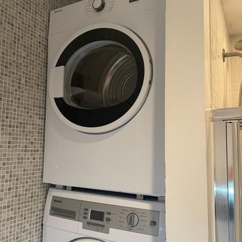 Optimal Appliance Repair - Washer + new dryer install completed in our extremely tight space. - Appliances & Repair Near Me - Arlington, Virginia
