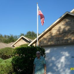 My flag and I.