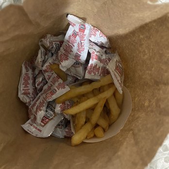Burger King - french fries in a paper bag - Burgers Near Me - Houston, Texas
