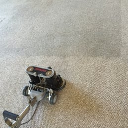 Our white carpet is no longer grey carpet - whoo hoo!!