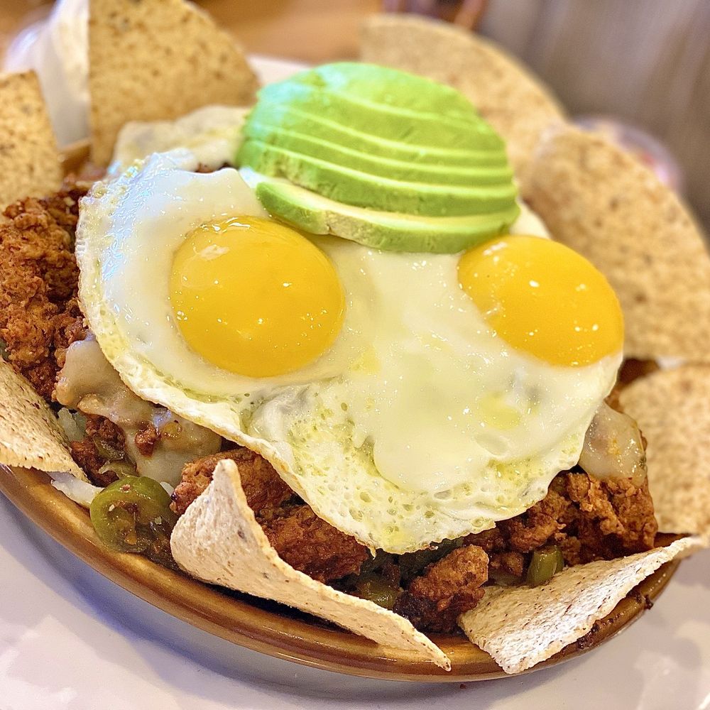 Stacked - Chicken Chorizo skillet, very tasty - Breakfast & Brunch Near Me - Oak Lawn, Illinois Stacked - Chicken Chorizo skillet, very tasty - Breakfast & Brunch Near Me - Oak Lawn, Illinois