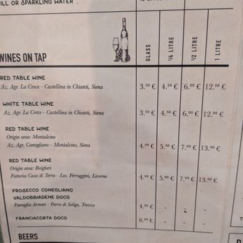 Il Vinaio - Vino prices March 2026 - Sandwiches Near Me - Siena, SI
