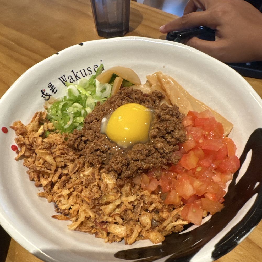 Ramen Wakusei - Aries soba noodle with the raw egg - Ramen Near Me - Sunnyvale, California Ramen Wakusei - Aries soba noodle with the raw egg - Ramen Near Me - Sunnyvale, California