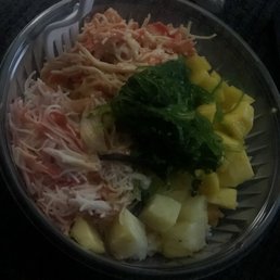 Spicy Crab Snow Crab Spicy Mayo Wasabi Mayo Mango Pineapple Masago Spicy Crab Snow Crab Spicy Mayo Wasabi Mayo Mango Pineapple Masago