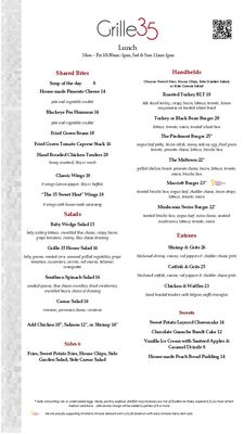 Menu photo 1 Grille 35 Atlanta, GA