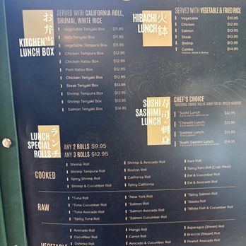 APA Sushi - Lunch menu - Sushi Bars Near Me - Maple Grove, Minnesota