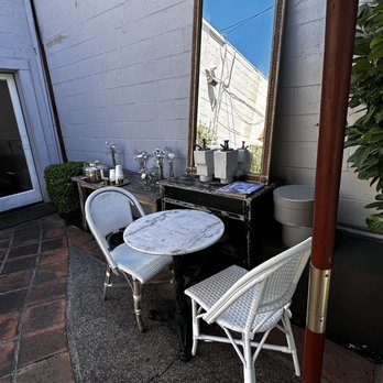 Mademoiselle Colette - Back of house, outside seating area - Breakfast & Brunch Near Me - Menlo Park, California Mademoiselle Colette - Back of house, outside seating area - Breakfast & Brunch Near Me - Menlo Park, California