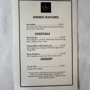 The St. Paul Grill - Specials Menu - American Near Me - Saint Paul, Minnesota The St. Paul Grill - Specials Menu - American Near Me - Saint Paul, Minnesota