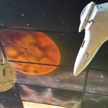 Killer Pizza From Mars - Ceiling decor 1 - Pizza Near Me - Oceanside, California