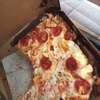 Domino's Pizza - this is the SECOND pizza we received - Chicken Wings Near Me - Travis Afb, California Domino's Pizza - this is the SECOND pizza we received - Chicken Wings Near Me - Travis Afb, California