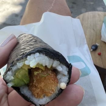 Rolld Sushi - Chicken Katura(spelling?) roll - Sushi Bars Near Me - Santa Monica, California Rolld Sushi - Chicken Katura(spelling?) roll - Sushi Bars Near Me - Santa Monica, California