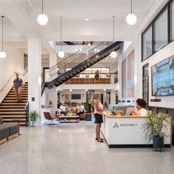 Assembly - Assembly's main entrance and lobby / living room area.