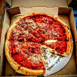 Chicagos Pizza - Chicago Style Deep-Dish with Fresh Mushroom - So Delicious!