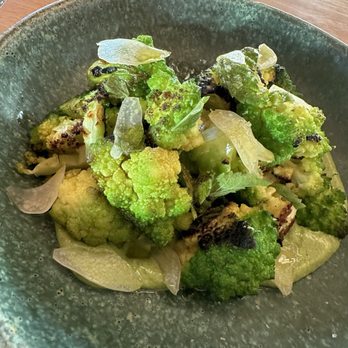 Bear at Stanly Ranch - ROMANESCO hemp seed tahini, mint - New American Near Me - Napa, California