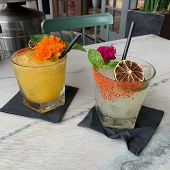 Cocina de Barrio - Encinitas - Mango and Jalapeno margaritas- beautiful! - Breakfast & Brunch Near Me - Encinitas, California