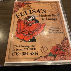 Felisa's Mexican Food & Lounge - Menu