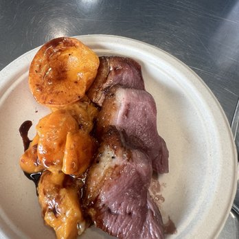 The Gourmandise School - The individual portion of duck served to each student. So super yummy I can't wait to get the recipe and make it myself! - Cooking Schools Near Me - Santa Monica, California
