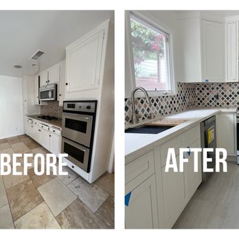 Kayak Homes - Kitchen before and after - General Contractors Near Me - Los Angeles, California