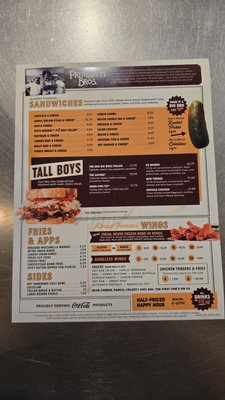 Menu photo 8 Primanti Bros. Restaurant and Bar Pittsburgh, PA Menu photo 8 Primanti Bros. Restaurant and Bar Pittsburgh, PA