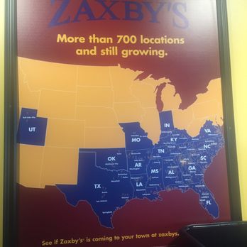 Zaxbys - The map of where all the chains are - Fast Food Near Me - Tulsa, Oklahoma