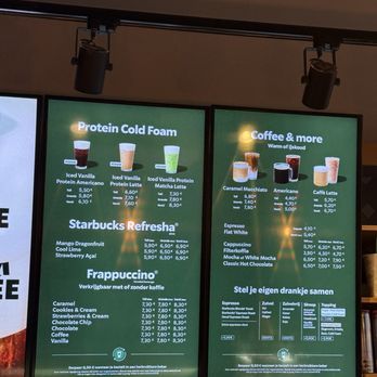 Starbucks - Menu - Coffee & Tea Near Me - Bruxelles / Brussel, BRU