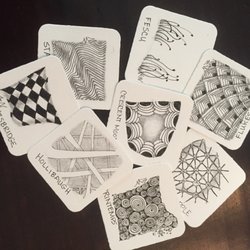 Zendragon - Zentangle 101.  Can you hold a pen and breathe?    The finished product isn't the point. It's the journey you take to get there.
