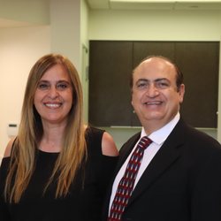 Encino Cosmetic & Dental Implants - Dr. Bina and his wife Kathy Bina