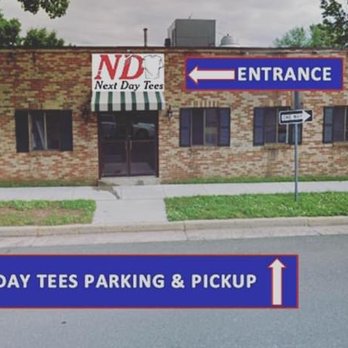Next Day Tees - Street parking and/or curbside pickup! - Screen Printing/T-Shirt Printing Near Me - Manassas, Virginia Next Day Tees - Street parking and/or curbside pickup! - Screen Printing/T-Shirt Printing Near Me - Manassas, Virginia