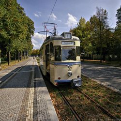 Naumburger Strassenbahn - Straßenbahnwagen Gotha (09/2018)