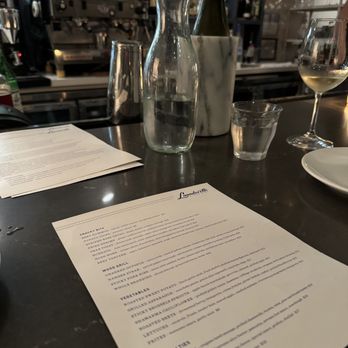 Launderette - Bar Area / Menu - New American Near Me - Austin, Texas