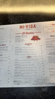 Menu photo 3 Mi Vida Washington, DC, DC