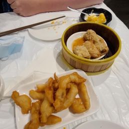 Fried squid and more Fried squid and more