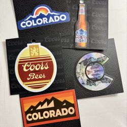 Coors x Colorado Limited - 07.02.25 Colorado/Coors Stickers 5 for $15.00