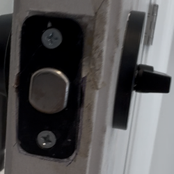 JA Locksmith - First broken piece he superglued back on.