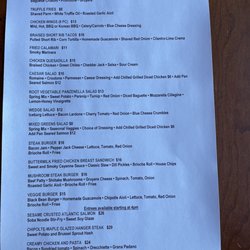 Makenzies Restaurant - Menu