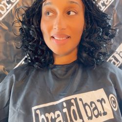 French curl boho bob