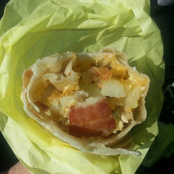 Javier's Tacos - Bacon breakfast burrito. $4.55. - Mexican Near Me - Hillsboro, Oregon Javier's Tacos - Bacon breakfast burrito. $4.55. - Mexican Near Me - Hillsboro, Oregon